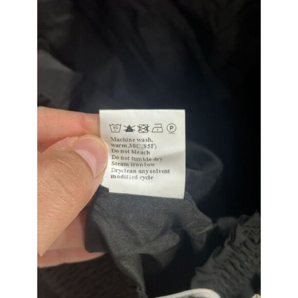 Dokotoo Womens Black Solid A-Line Dress Size 2XL Square Neck Tie Back Ruffle - Picture 11 of 11